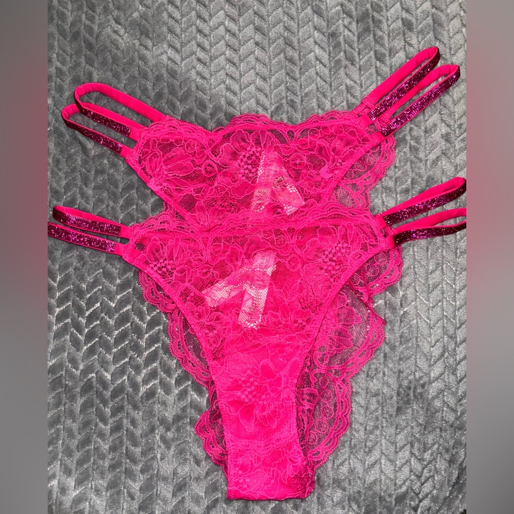 Victoria’s Secret Pink Lace “Very Sexy” Brazilian/Slip panties